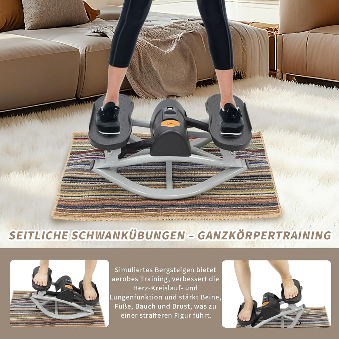 Rock Stepper, Step Rocker seitlich, Seitlich schwingender Fitness-Stepper Heimtrainingsgerät, Fitnes