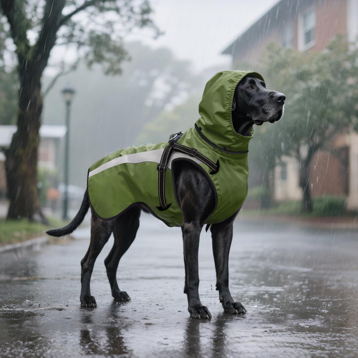 Hund Regenmantel wasserdichte Regenmäntel für Hunde Regenjacken mit Kapuze Haustier Regen Poncho Man