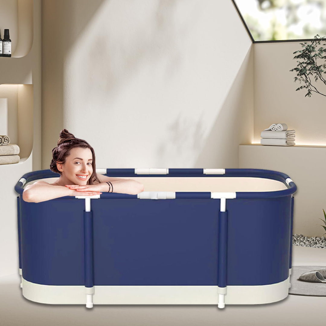 Faltbare Badewanne, installieren und tragbare abnehmbare Badewanne, Geeignet für Erwachsene und Kind