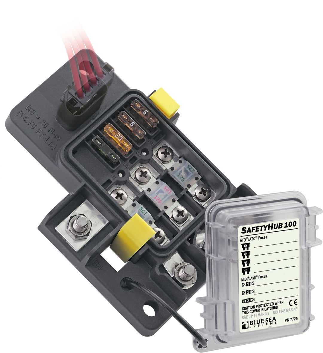 Blue Sea Systems Sicherungsblock 100 RBS 7725