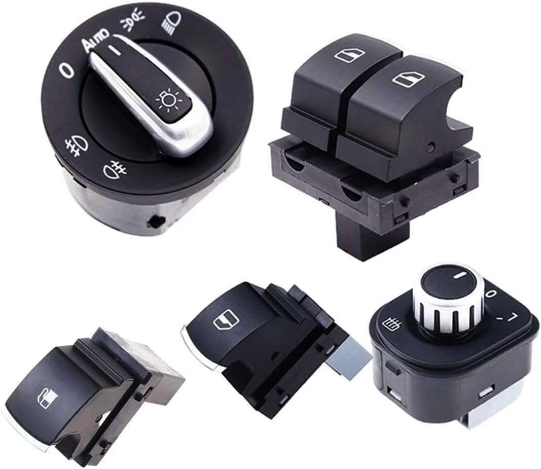 HZTWFC Fensterspiegel Scheinwerfer Tankschalter OEM # 5ND941431B 5ND959855 5ND959565B 5K3959857 1KD9