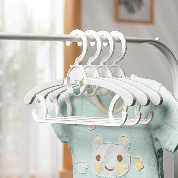 Spesh 20 Stücke Kinderkleiderbügel 29-40cm Verstellbare Baby Kleiderbügel mit Stapelbaren Haken Ruts