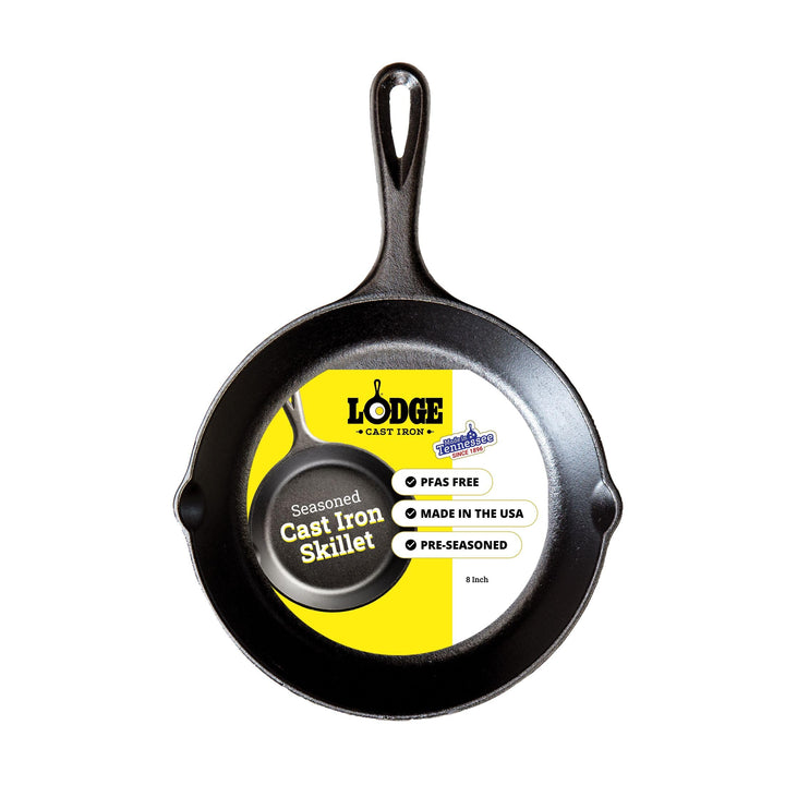 LODGE Gusseisen-Bratpfanne, 20,3 cm INLODGE.L5SK3, Inoxidable, schwarz, 8 inches