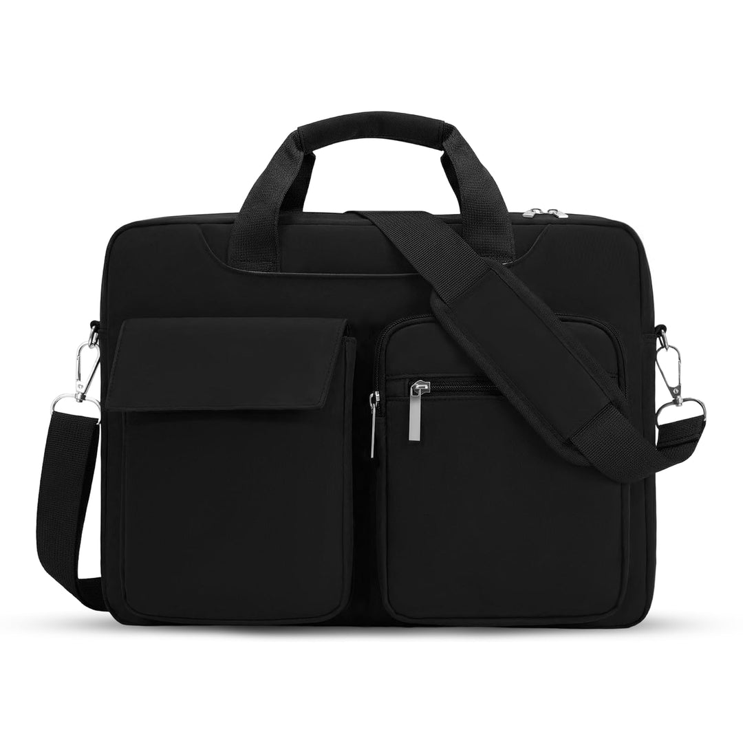 Laptoptasche 15-16,1 Zoll, Laptop Schultertasche, Laptop Umhängetasche Herren, Lehrertasche Gross, A