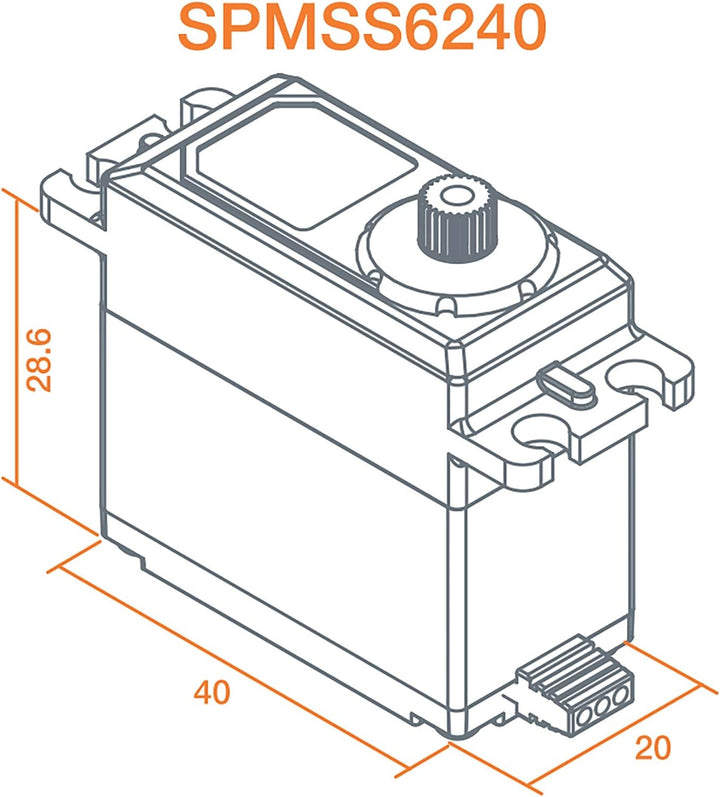 Spektrum SS6240 Hochgeschwindigkeits-Servo