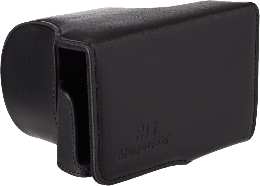 MegaGear MG1451 Olympus PEN E-PL9 (14-42mm) Ever Ready Leder Kamera-Case mit Trageriemen - Black Sch