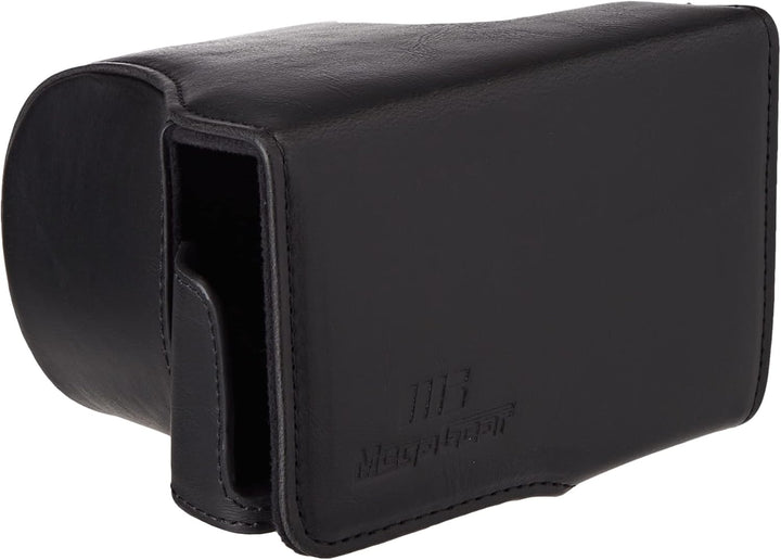 MegaGear MG1451 Olympus PEN E-PL9 (14-42mm) Ever Ready Leder Kamera-Case mit Trageriemen - Black Sch