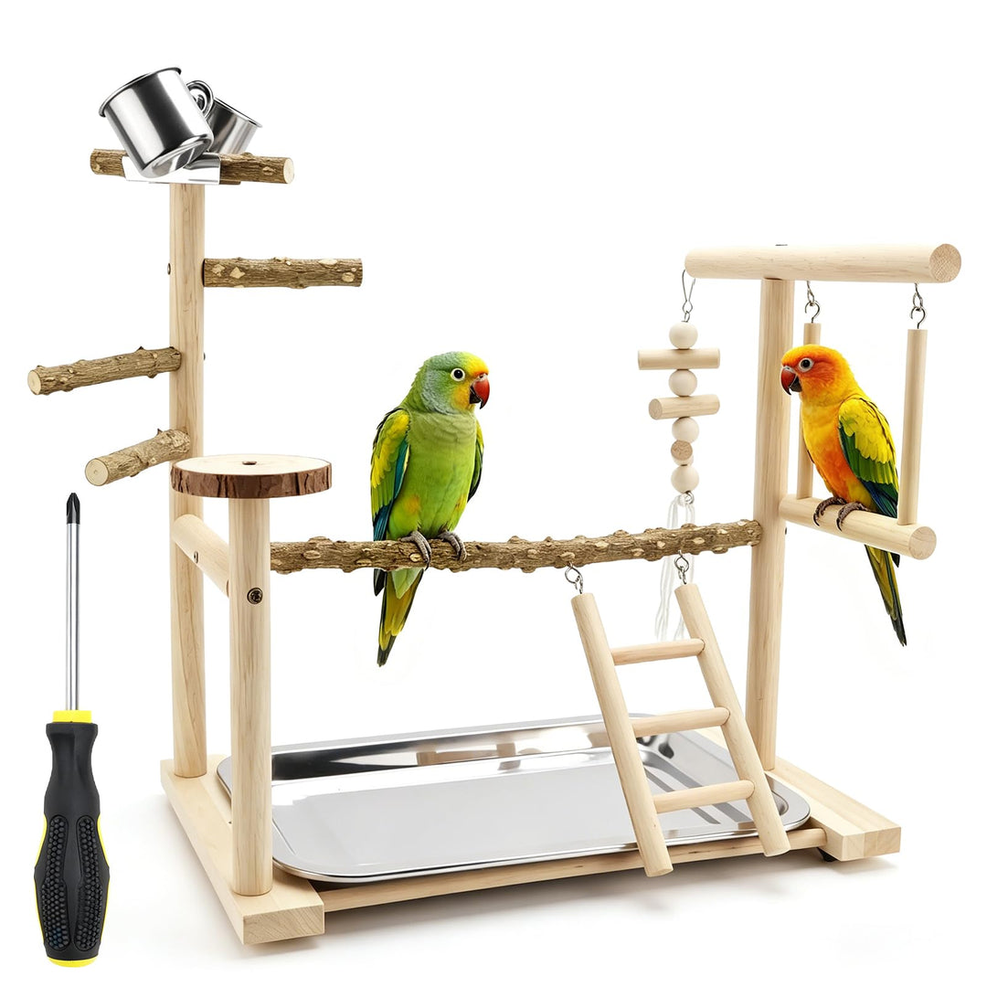 Papagei Vogelspielplatz Wellensittich Spielplatz Wellensittich Spielzeug Vogel Zubehör Vogelspielzeu