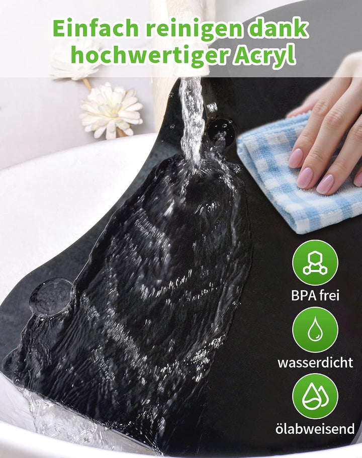 Gleitbrett für Thermomix TM6 TM5, 5mm Rollbrett Thermomix TM6 TM5 mit Rollen und Handgriff, Gleitbre