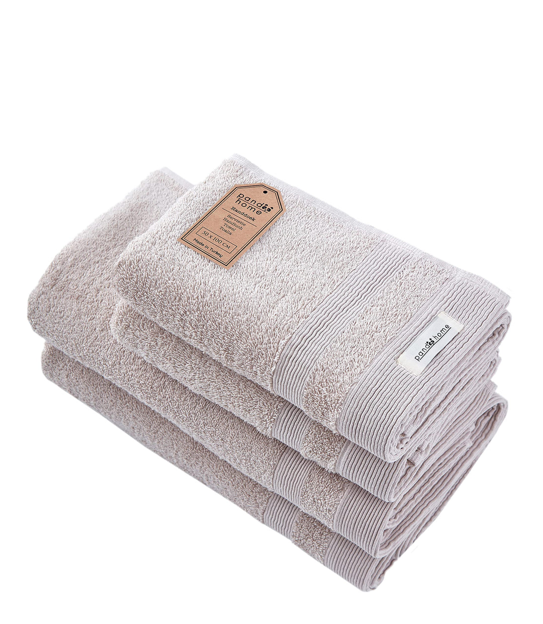 PandaHome Handtuch Set aus Baumwolle - 2 Badetucher, 2 Handtücher - 100% Baumwolle Towel, Schnelltro