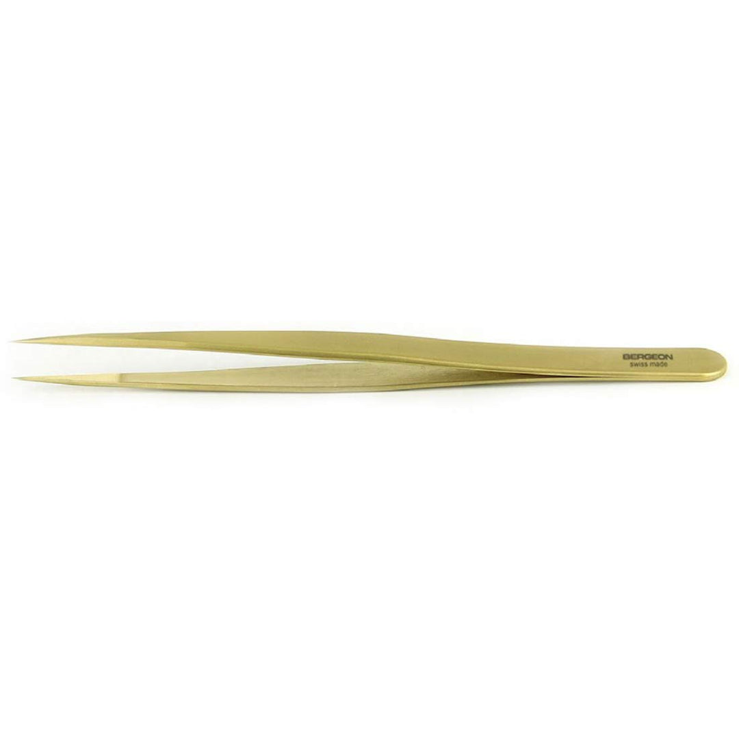 BERGEON 7422-PM-AM Messingkornzange, klein, für empfindliche & magnetische Stahlteile - 4240606