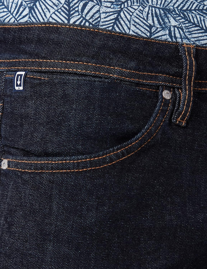 TOM TAILOR Herren Bermuda Jeans Shorts 29 10114 - Clean Dark Stone Blue Denim, 29 10114 - Clean Dark