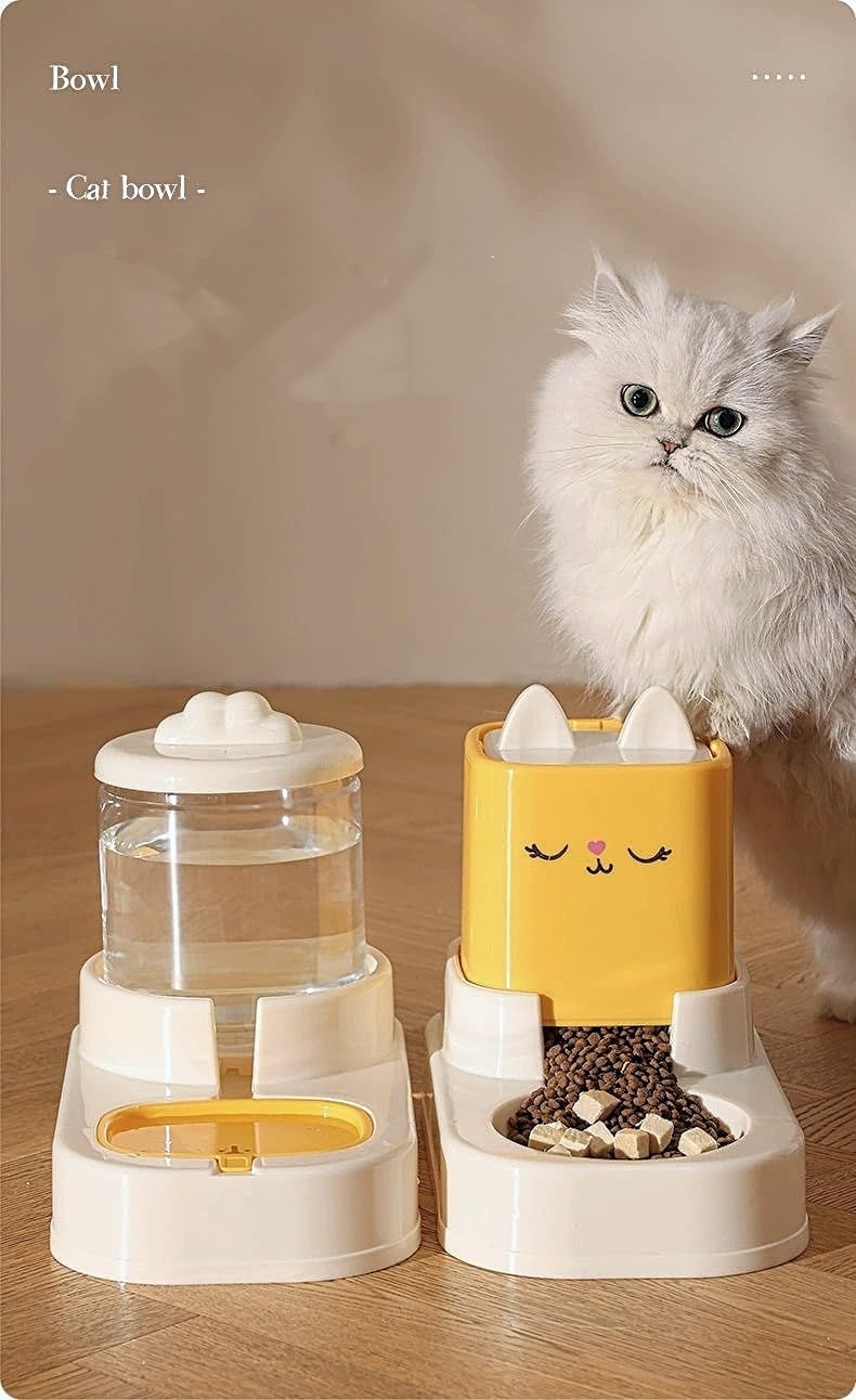 Hundefutter und Wasserspender, Futter und Wasserspender für Haustiere,Futterspender und Bewässerung,