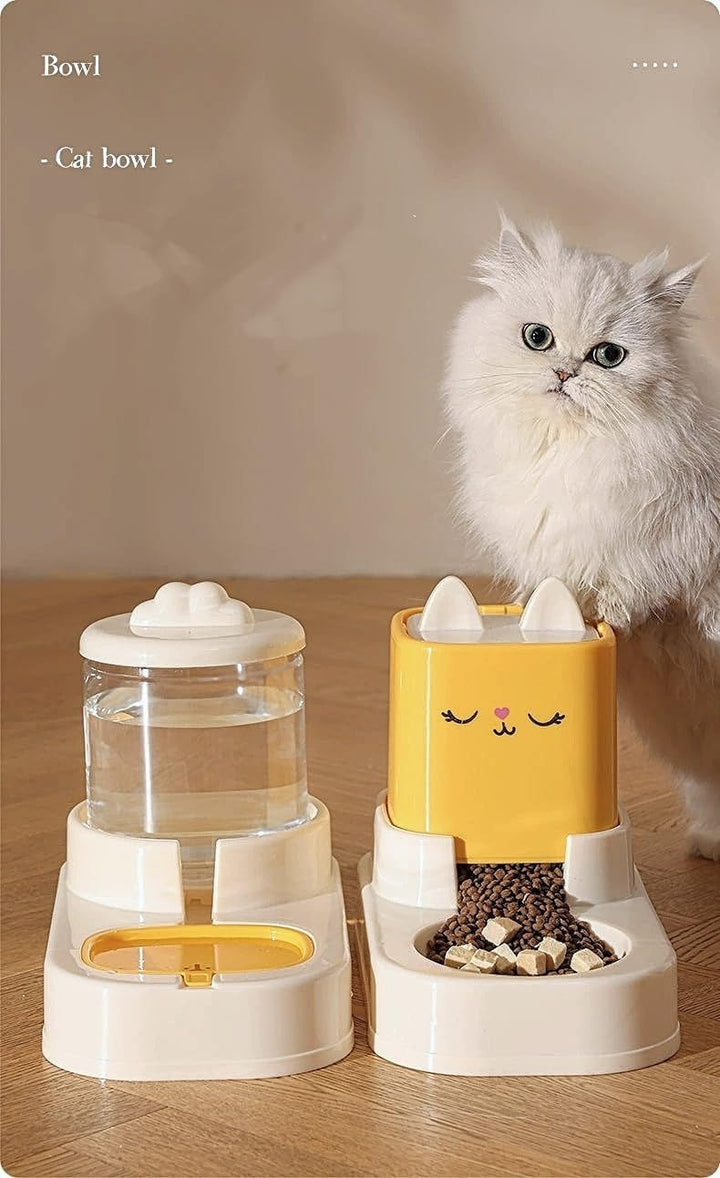 Hundefutter und Wasserspender, Futter und Wasserspender für Haustiere,Futterspender und Bewässerung,