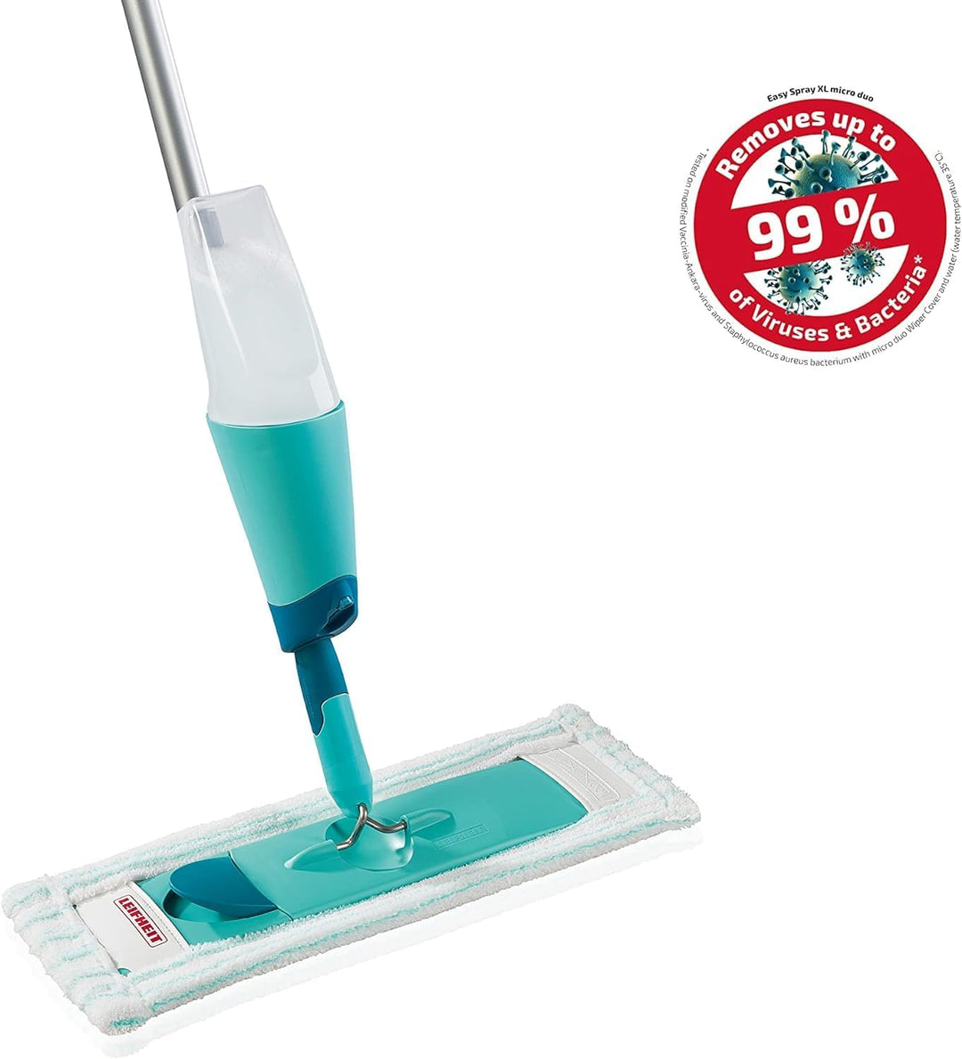 Leifheit Komfort Sprühwischer Easy Spray XL für schnelle Reinigung, Spray Mop mit Sprühdüse, Wischer
