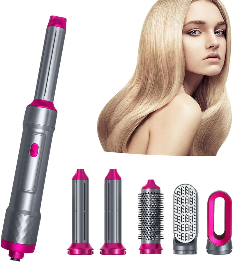 TANSHINE 5 in 1 Hairstyler Auto Airstyler Set,Haarstyler Heissluftbürste Fföhnbürste Warmluftbürste,