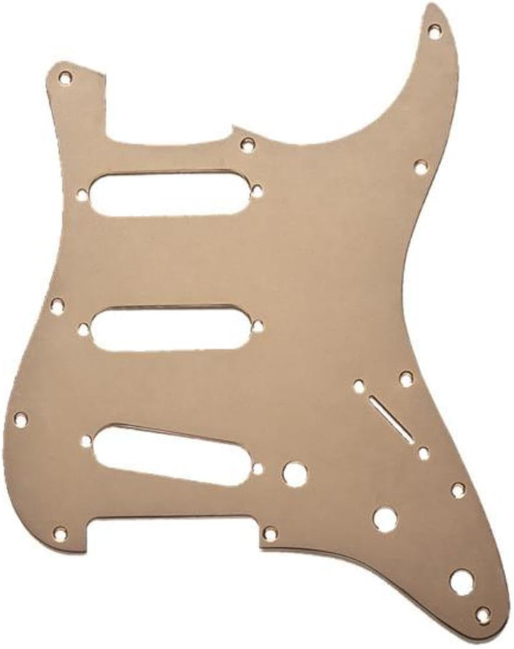 Fender 099-2139-000 Standard Stratocaster Pickguard SSS gold anodized - Pickguard gold