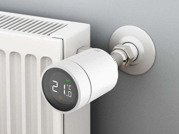 revolt Thermostat: 3er-Set Heizkörperthermostate mit App, Sprachsteuerung, ZigBee-Gateway (ZigBee Th