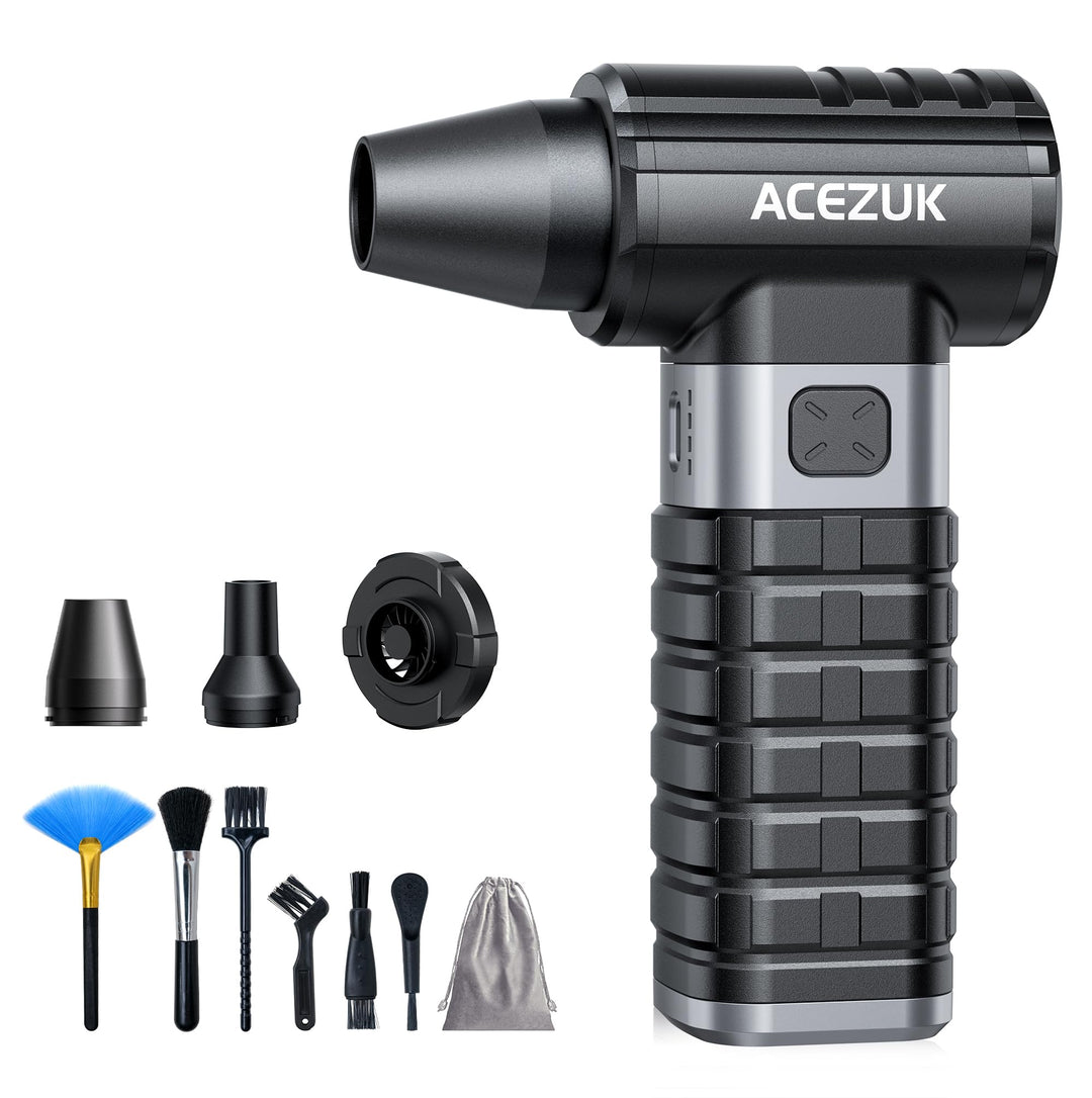 ACEZUK Elektrische Staubgebläse Druckluftspray 200000 U/min für PC Reinigungsset,10500mah Compressed