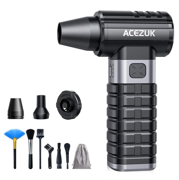 ACEZUK Elektrische Staubgebläse Druckluftspray 200000 U/min für PC Reinigungsset,10500mah Compressed