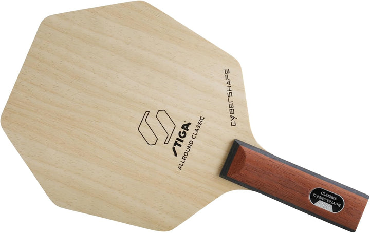 STIGA Allround Classic Cybershape - Offensives 5-Layer Tischtennisholz - Leichtgewichtig mit Präzisi