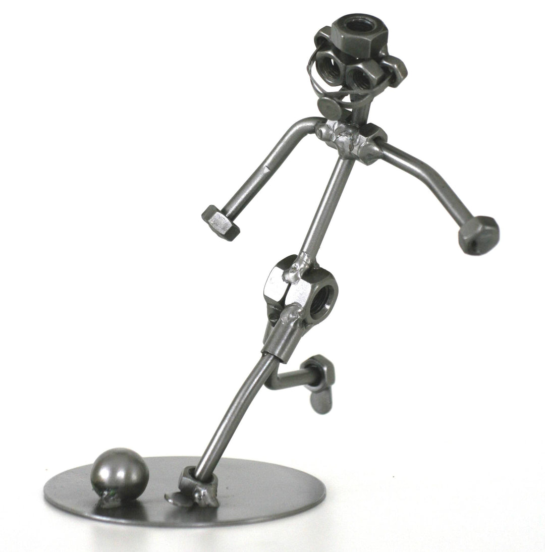 Schraubenmännchen FUSSBALL 1 fig handgefertigte ausgefallene Geschenkidee