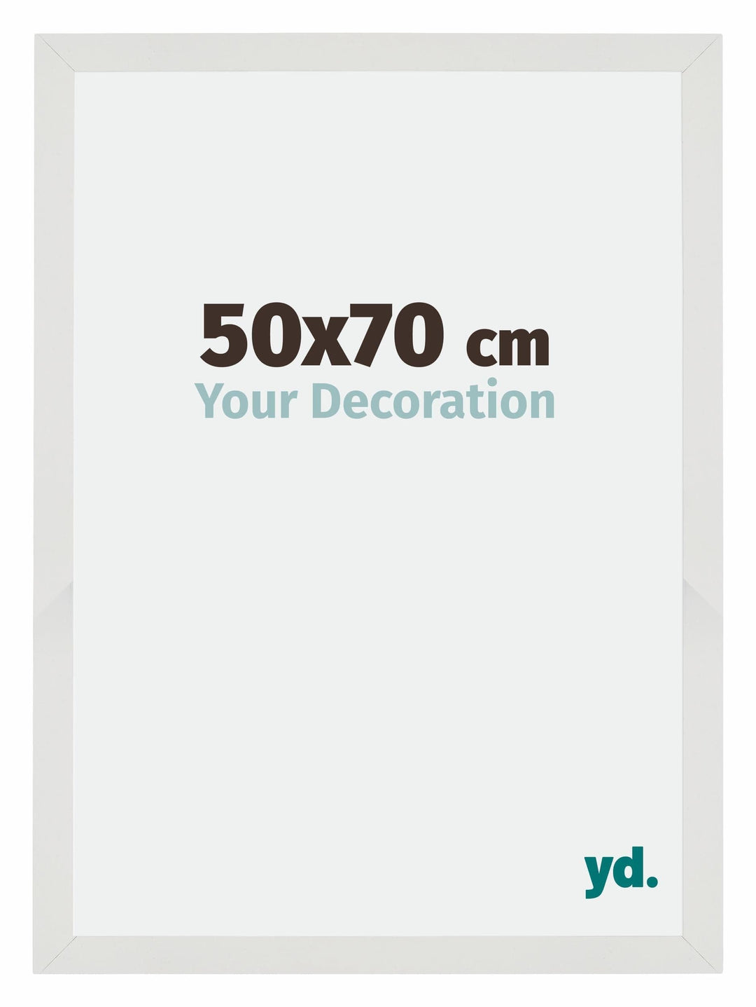 yd. Your Decoration - Bilderrahmen 50x70 cm - Bilderrahmen aus MDF mit Acrylglas - Antireflex - Ausg