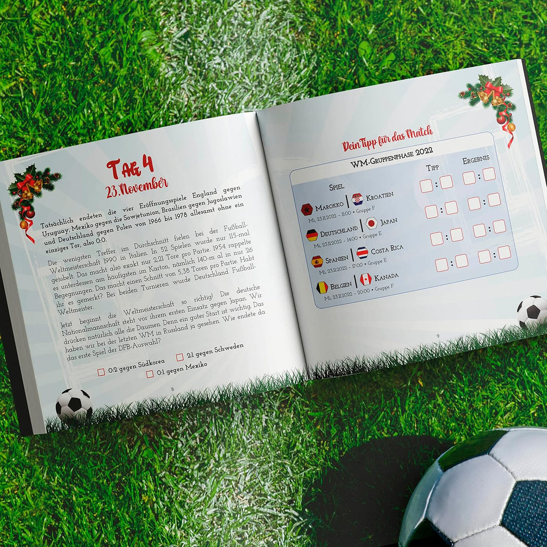 Der WM-Adventskalender 2022: Mit spannenden Fakten, grossem WM-Quiz, Tipps und Spielplan | 35 x geba