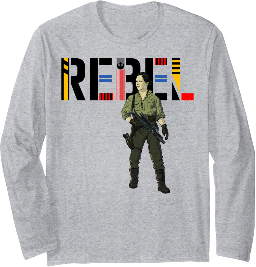 Star Wars: The Rise Of Skywalker Rose Rebel Langarmshirt