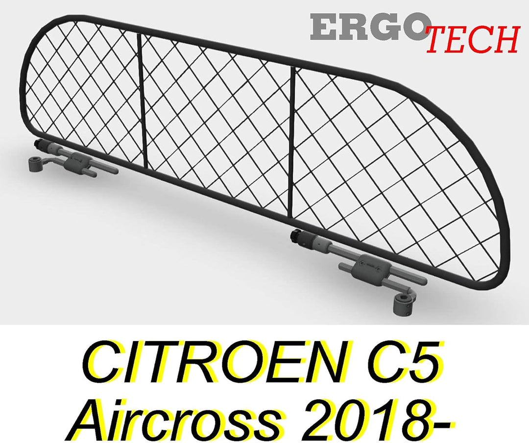 ERGOTECH Hundegitter für Citroen C5 Aircross, RDA65-S8 kct025, für Hunde und Gepäck