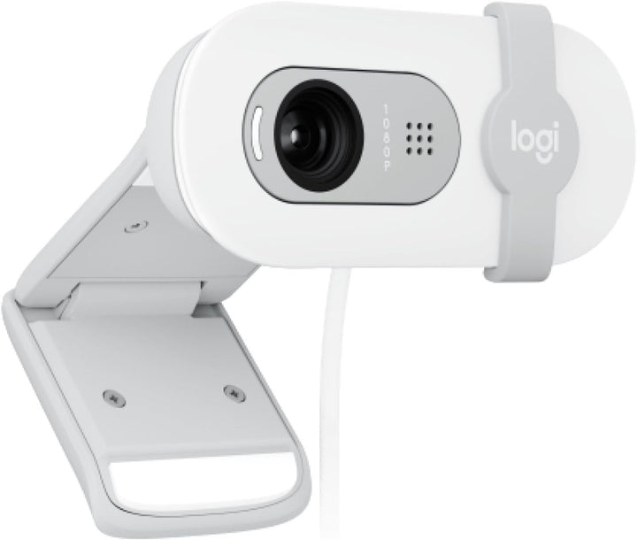 Logitech Brio 100 Full HD-Webcam für Meetings und Streaming, Auto-Lichtausgleich, integriertes Mikro