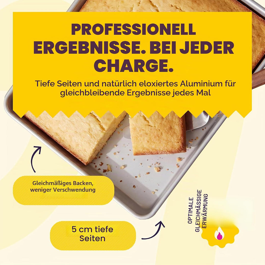 Wilton Performance Aluminium-Pfannen, 22,9 x 33 cm, Viertelblech, Kuchen-Backform 9 by 13 by 2-Inch,