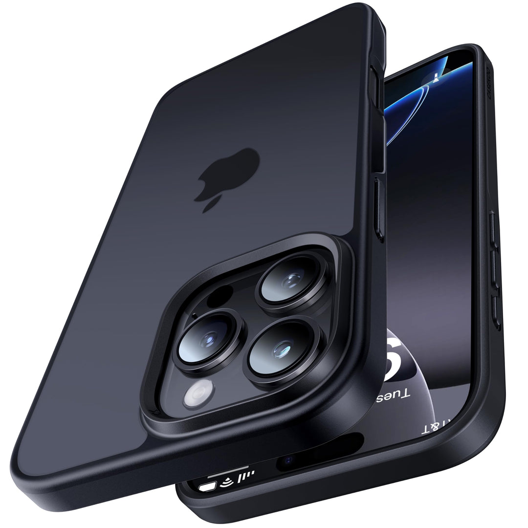 CASEKOO 9-Jahr-Klassiker für iPhone 16 Pro Hülle [TOP Militärschutz] Stossfeste Kratzfeste Schutzhül