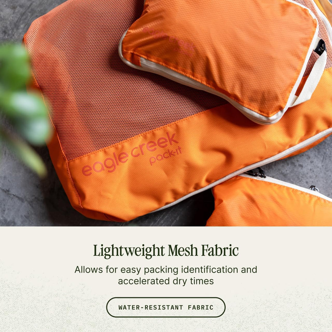 Eagle Creek Pack-It Reveal Kompressionspackwürfel M I Mehr Platz I Orange Orange M, Orange M