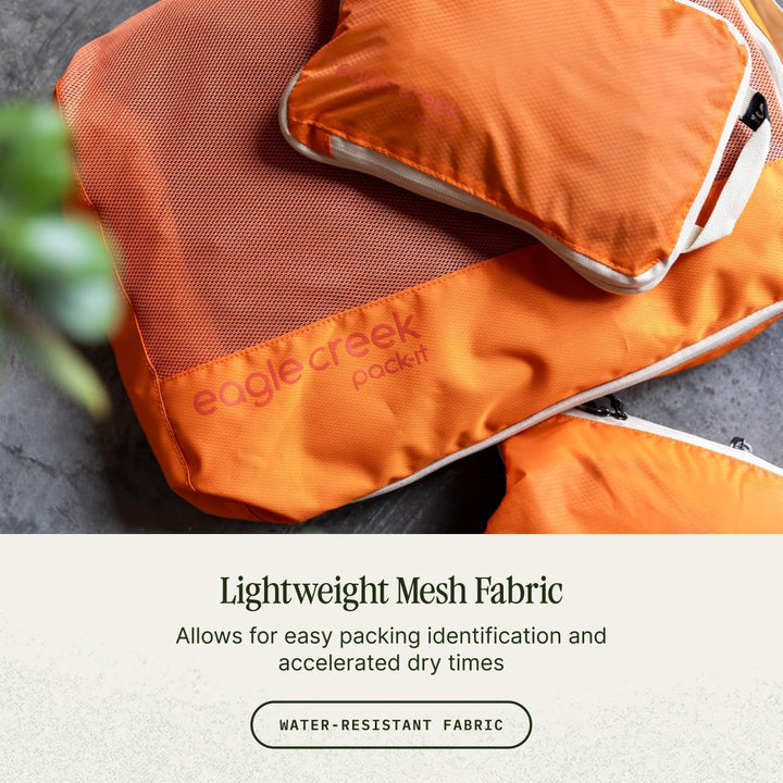 Eagle Creek Pack-It Reveal Kompressionspackwürfel M I Mehr Platz I Orange Orange M, Orange M