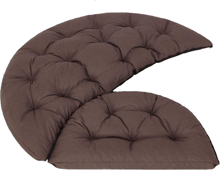 Hängesessel Kissen, Polster, Auflage für Polyrattan & Rattan Hängeschaukel, Sitzauflage für Hängekor