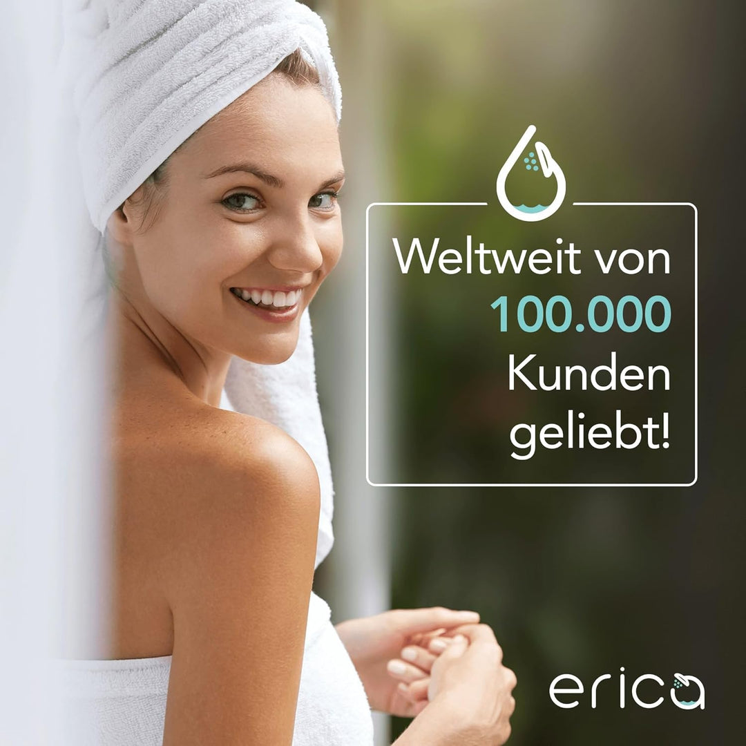 Erica – Duschvorhangstange in U-Form für Wandmontage ohne Deckenhalterung – 70x165x70 cm Duschstange