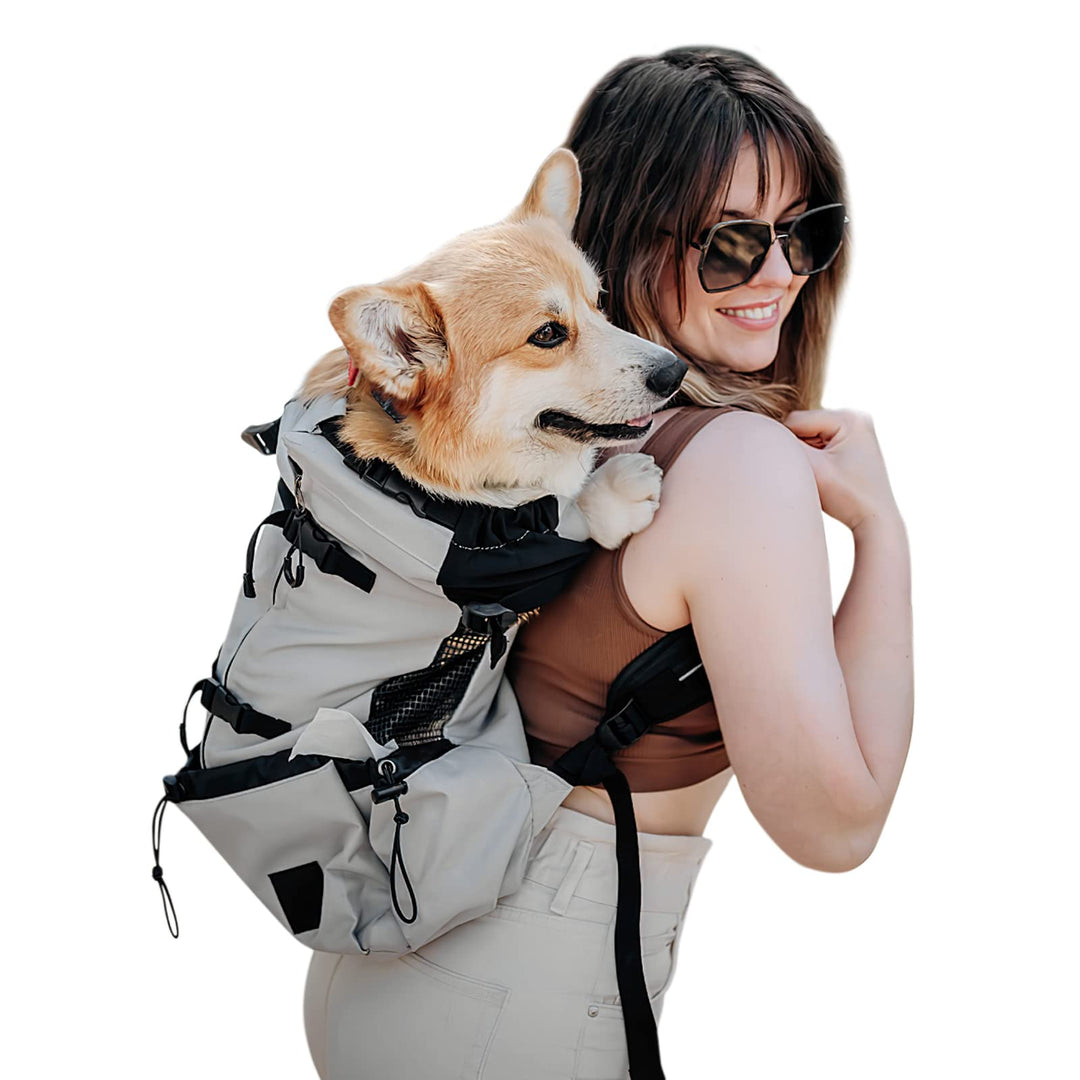 Galatée Hundetragerucksack, Tragbarer Verstellbarer Hunderucksack, Belüfteter Haustiertragerucksack,