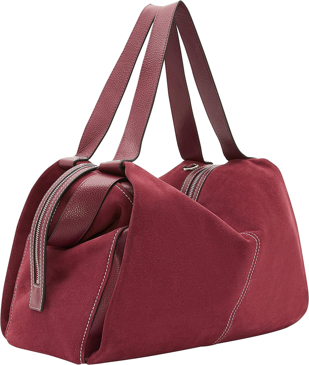 Liebeskind Damen Gray5 Suede Satchel L Peony, Peony