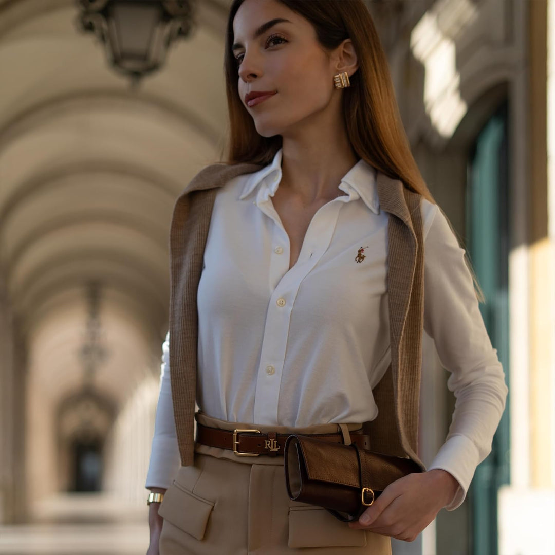 Time Resistance Braun Leder Schmuck Organizer – 100% Leder Schmuckrolle für Reisen Hergestellt in It