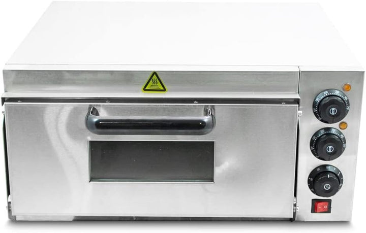 Bituxx Professioneller Pizzaofen Pizzabackofen Pizzamaker Elektrisch 2000W mit Steinplatte , Gastro