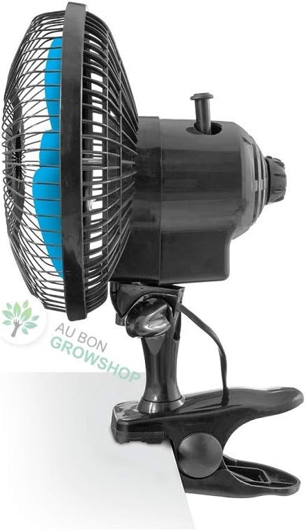 RAM 150mm (6 Zoll) anklipsen tischventilator 15W EU Stecker, Schwarz, 14.5 x 20.5 x 19.3 cm