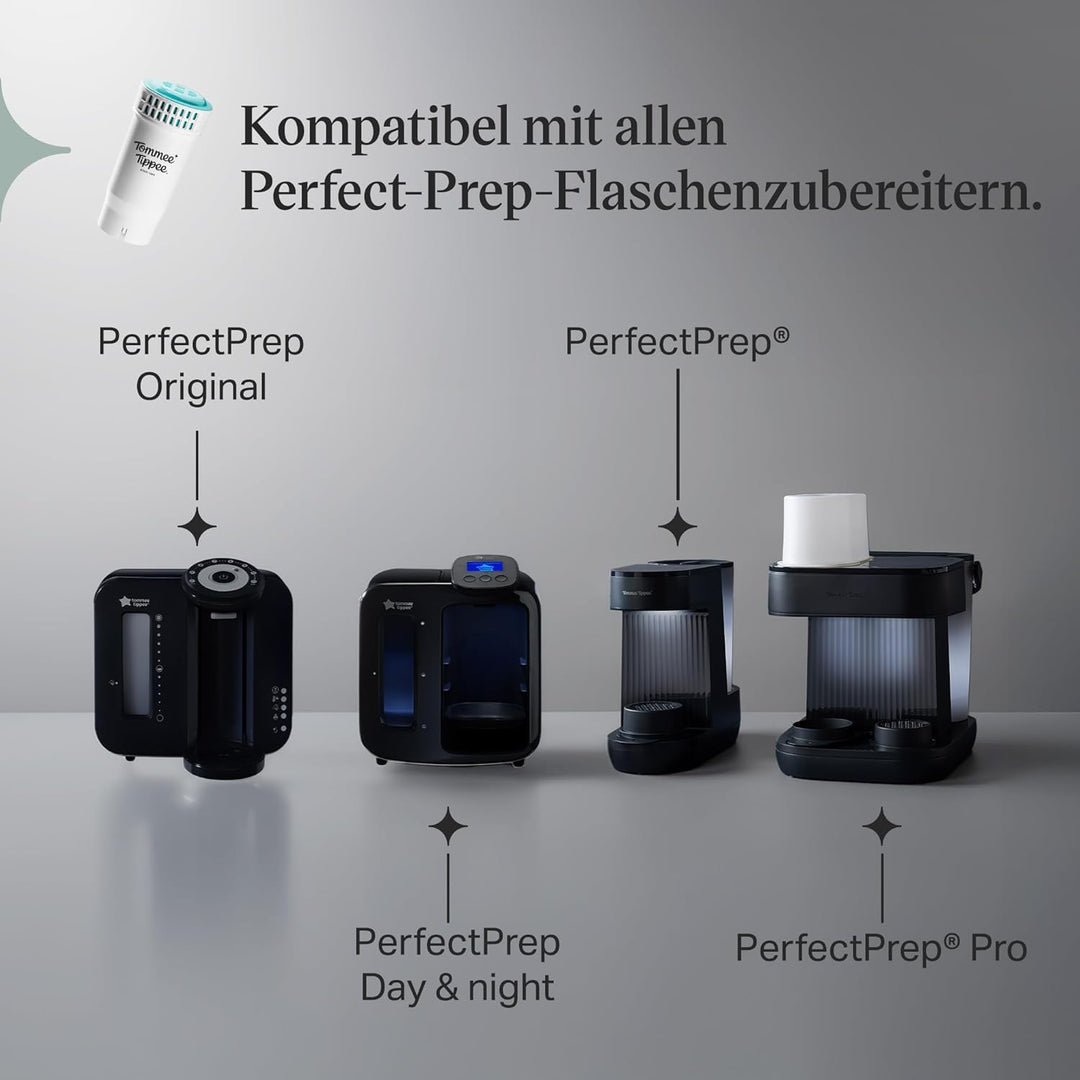 Tommee Tippee Perfect Prep-Ersatzfilter, Packung mit 2, Kompatibel mit allen Perfect Prep-Maschinen,