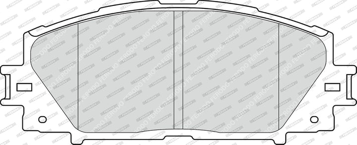 Ferodo FDB4310 PREMIER Bremsbelagsatz, Scheibenbremse - (4-teilig) - (4 Stück)