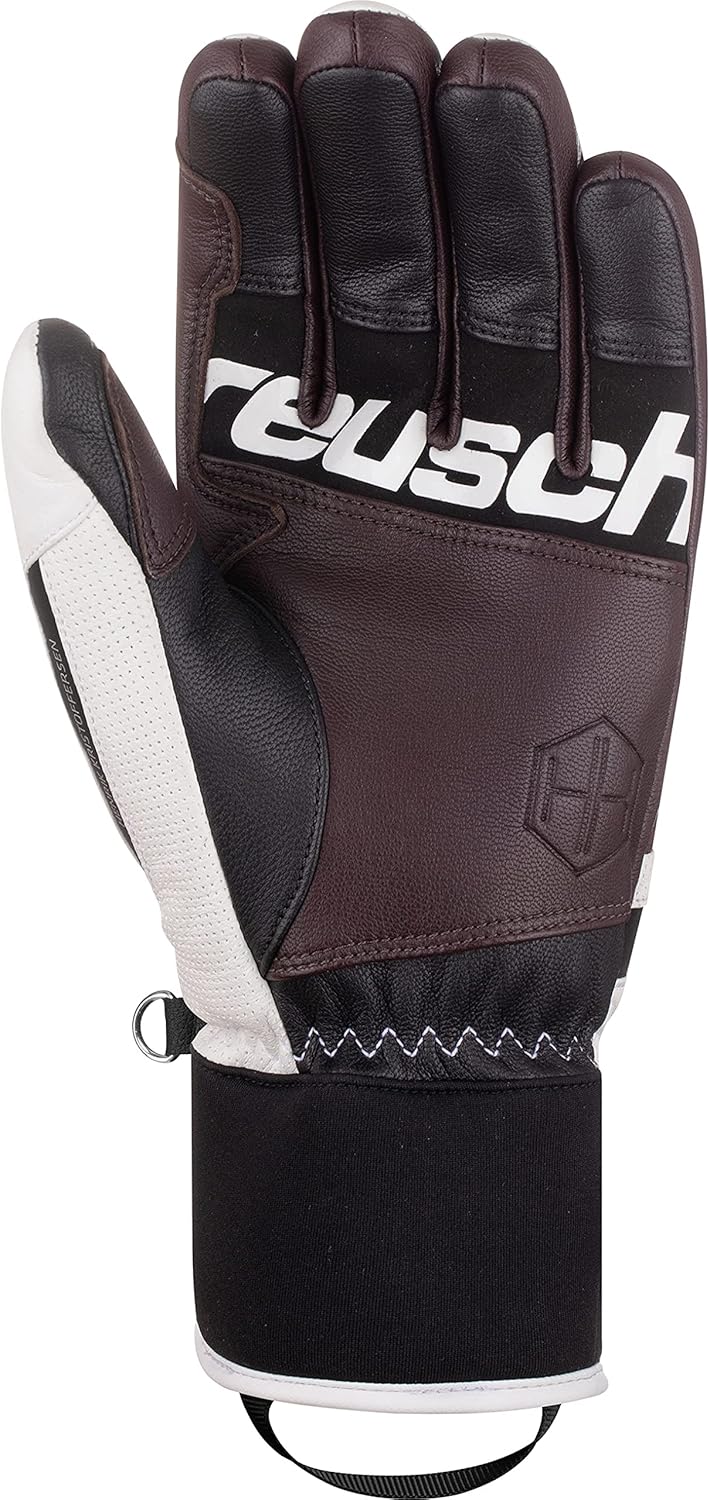 Reusch Herren Henrik Kristoffersen extra Warmer, winddichter und atmungsaktiver Skihandschuh 10 Weis