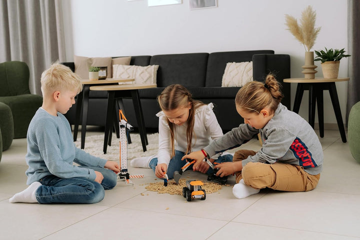 fischertechnik Digger 576104 – pädagogisches Konstruktionsspielzeug, Bagger-Spielzeug-Bausatz für Ki