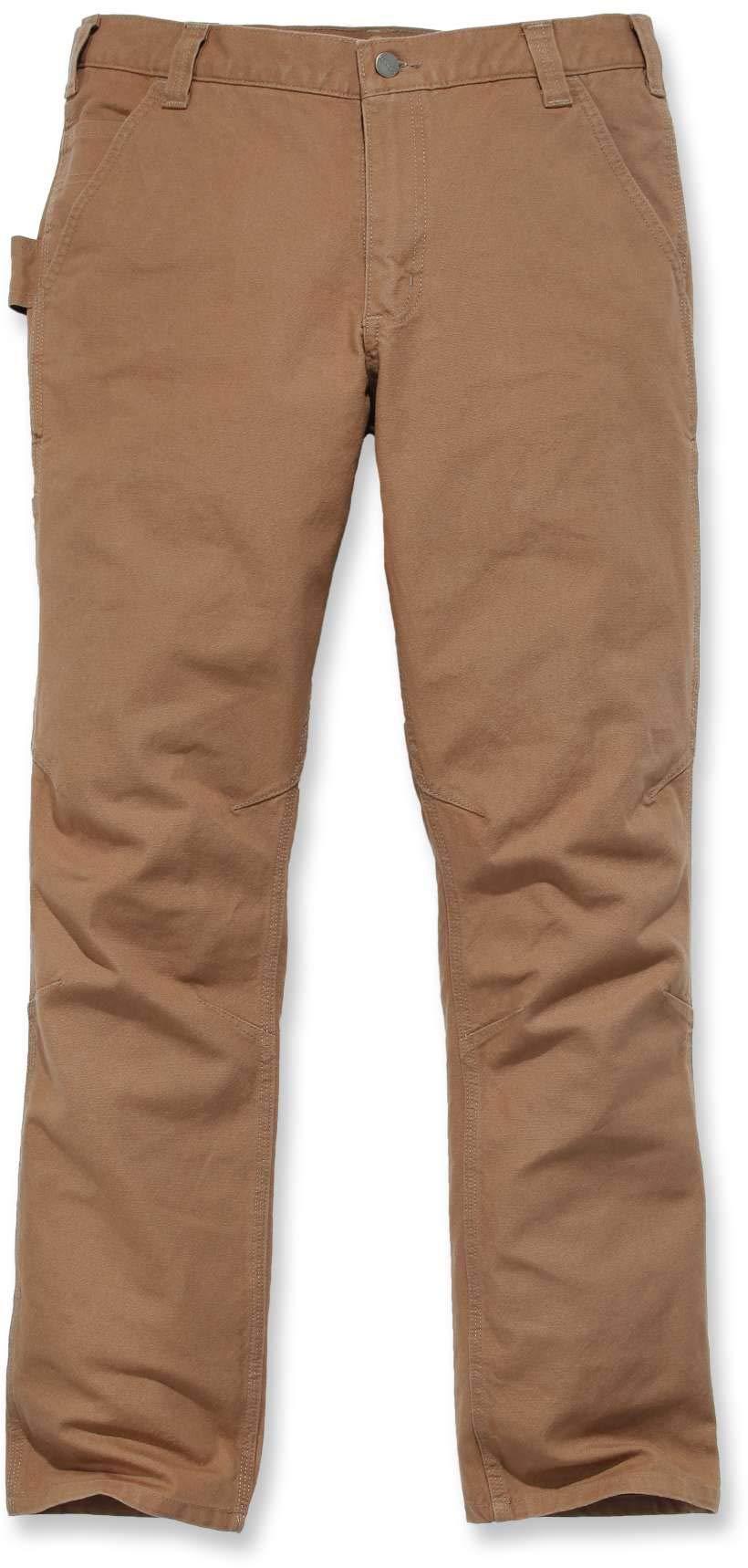 Carhartt Herren Straight Fit Stretch Duck Dungaree Arbeitshose 30W / 32L Carhartt Braun, 30W / 32L C