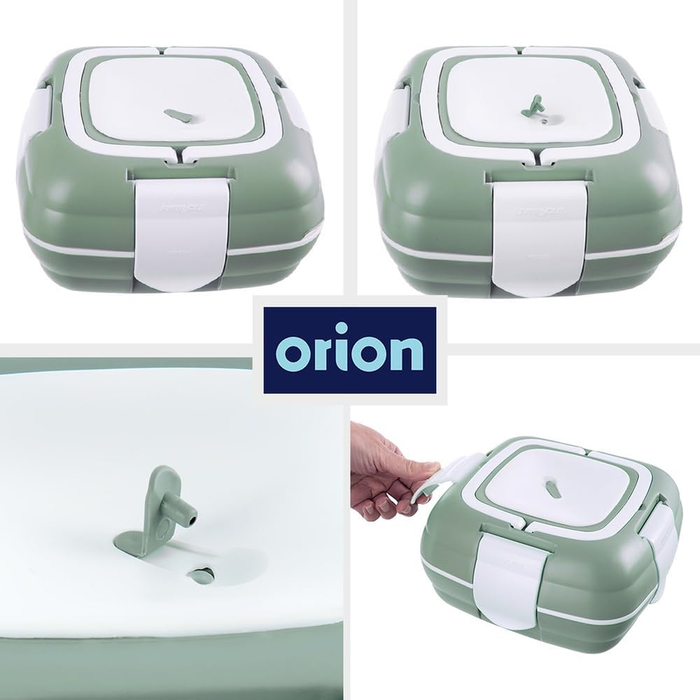 orion group Thermobehälter Essen 1,9 l – Auslaufsicherer Speisebehälter mit Ventil & Deckel – Isolie