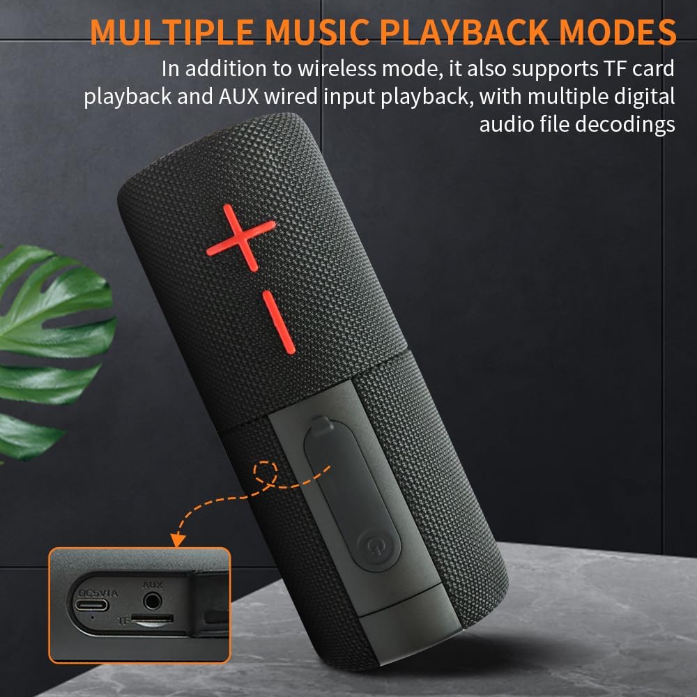 CYBORIS Tragbarer 2-in-1 magnetischer Bluetooth-Lautsprecher, 20W Bluetooth 5.3 mit Dual-Lautspreche