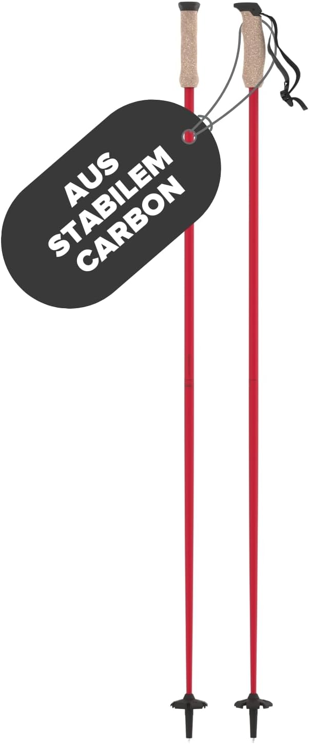 ATOMIC AMT Carbon Skistöcke - Hochwertiger 4* Carbon Skistock - ergonomischer Griff am Stock - verst